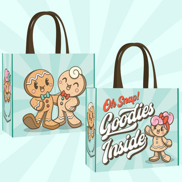 Gingerbread Goodies Inside Tote Bag