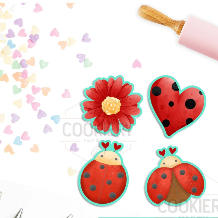 Love Bug Mini Cookie Cutter Set