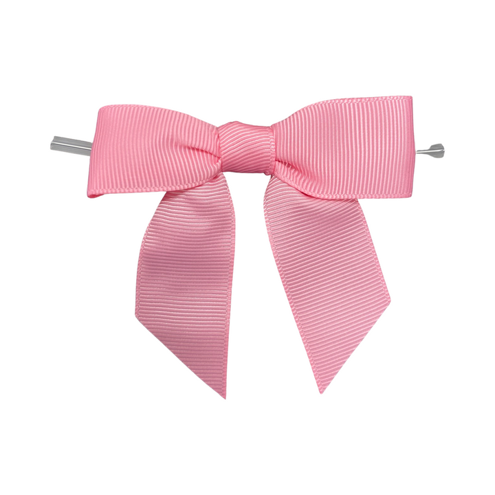 Sherbet Pink Bow on Wire