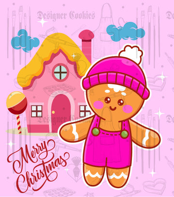 Pink Gingy Christmas Physical tag (25 pcs.)