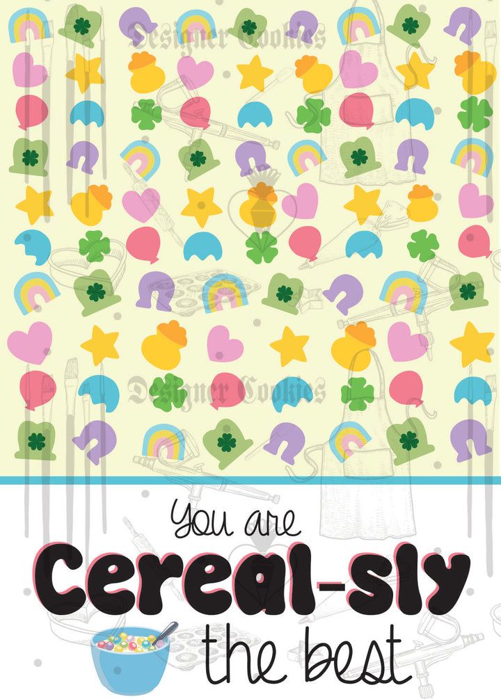 You Are Cerealsly the Best Physical Cookie Card (25 pcs.)