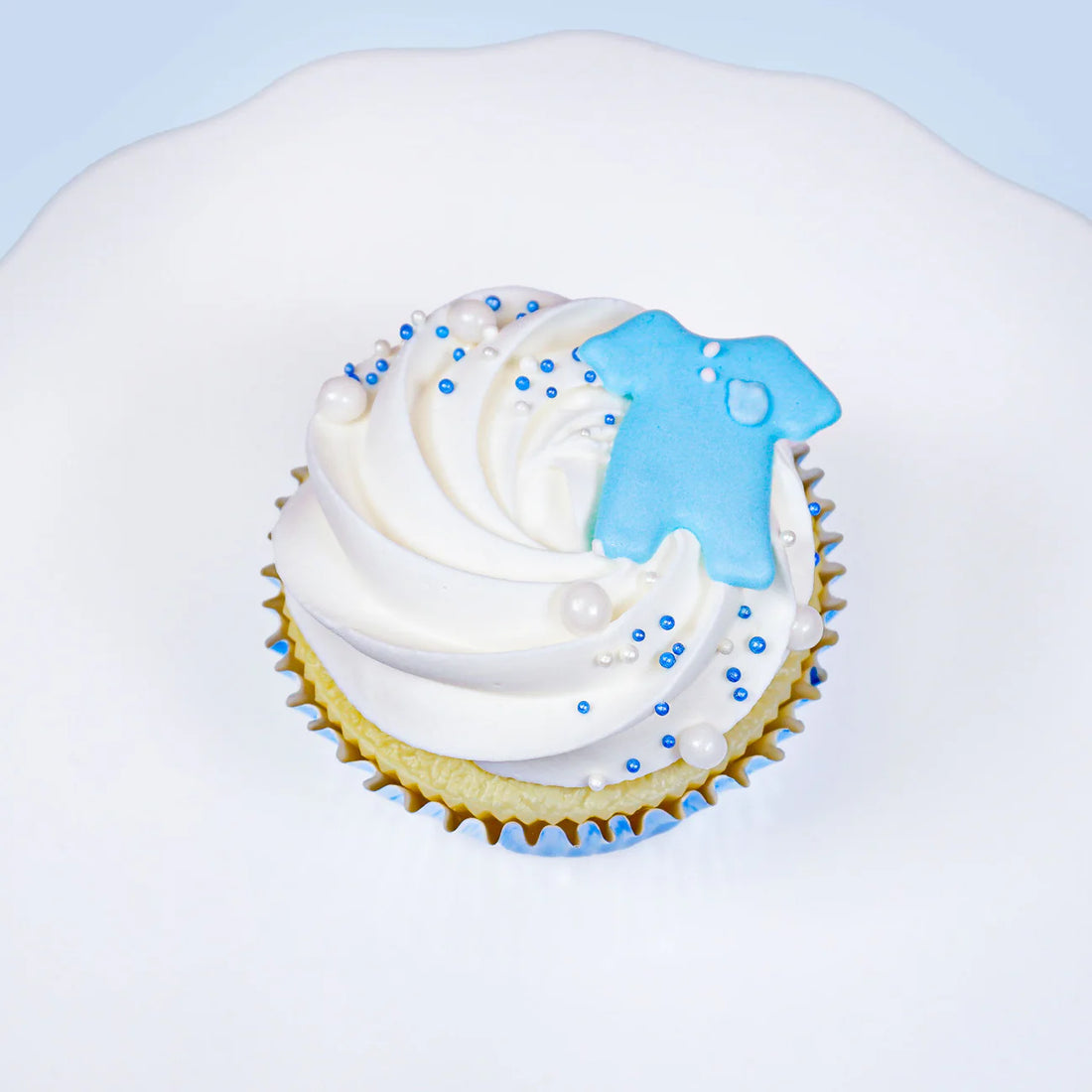 Baby Blue Romper Royal Icing Decorations