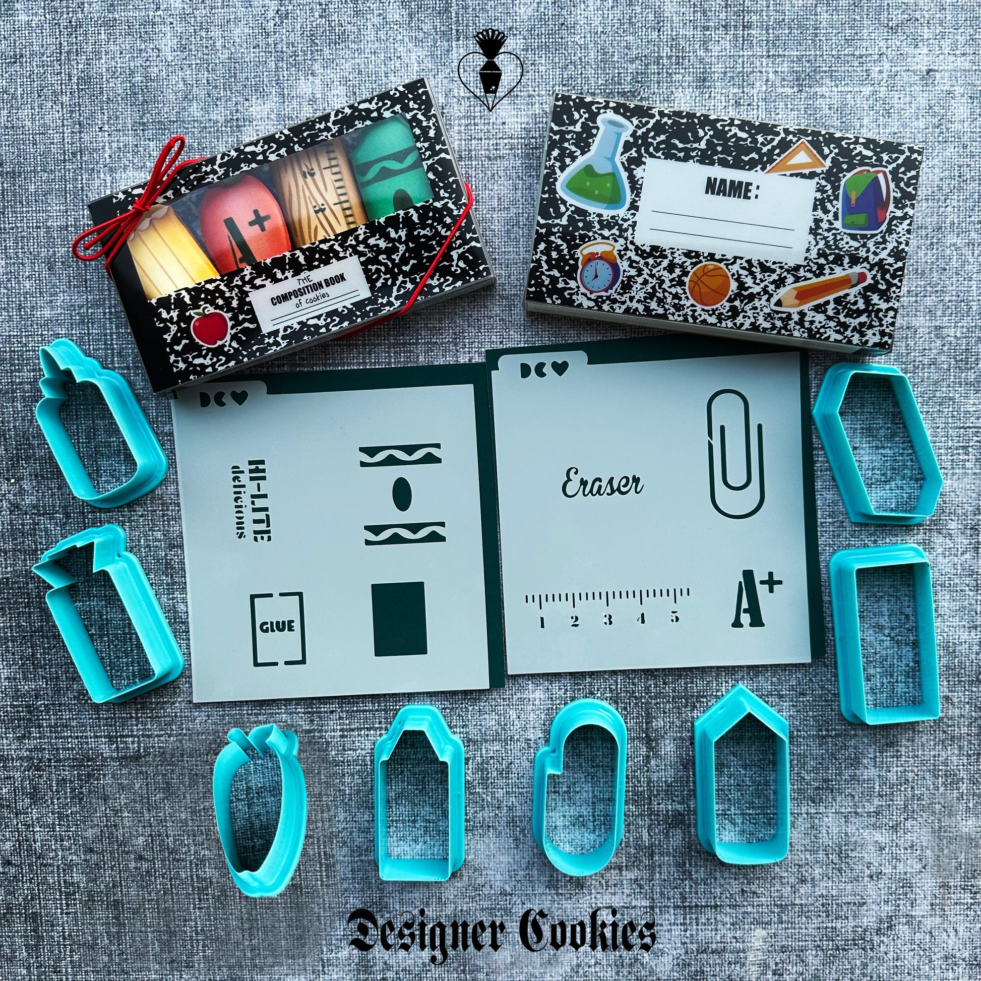 Composition Cookie Book DC Printed Box ONLY (25 pcs)