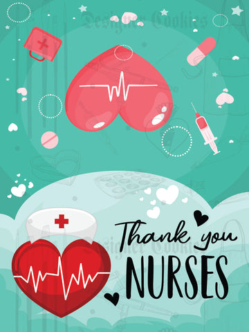 Nurse Appreciation 3" Physical Bag Topper (25 pcs.)