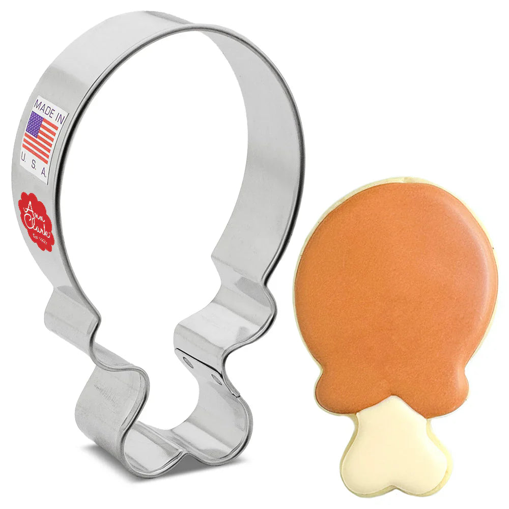 4" Turkey Leg Cookie Cutter