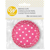 Pink Dots Standard Cupcake Liners