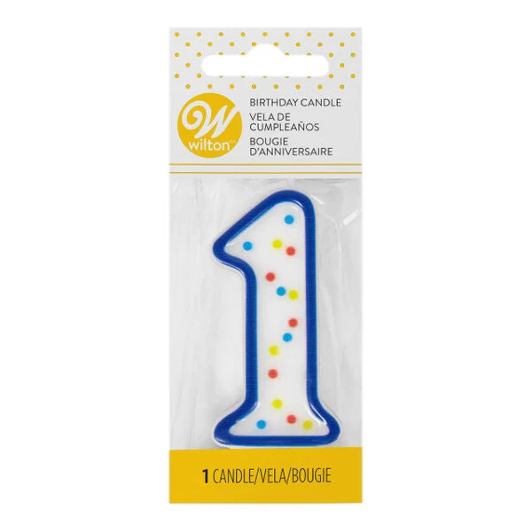 Confetti Birthday Candle