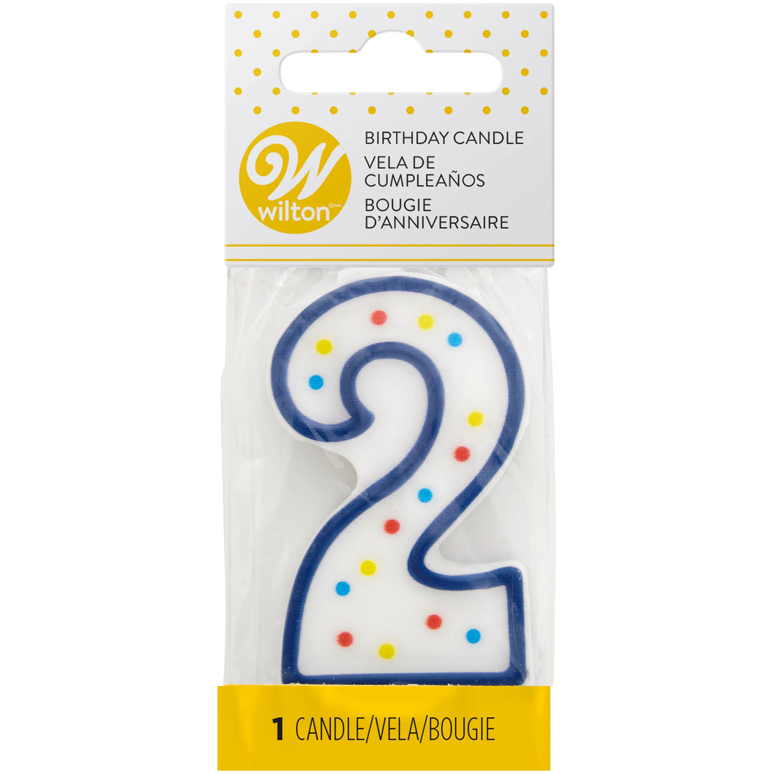 Confetti Birthday Candle