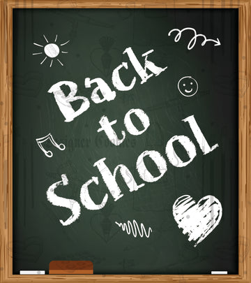 Chalk Board Back To School Physical Tag (25 pcs.)