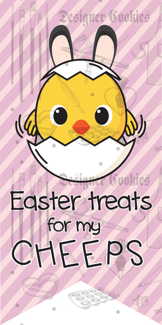 Skinny Easter Treats for My Cheeps Physical Tag (25 pcs.)