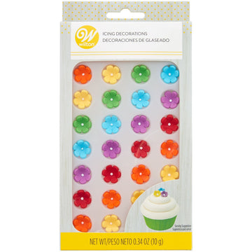 Mini Daisy Royal Icing Decorations