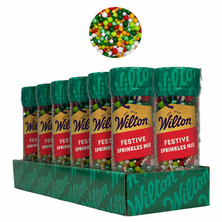 Wilton Festive Sprinkle Mix (1 bottle)