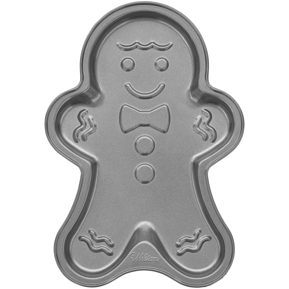 Wilton Gingerbread Man Cookie/Brown Pan