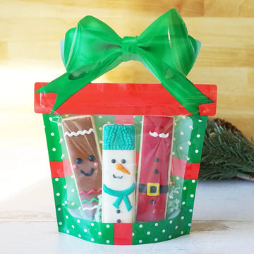 Green Gift Bag Cookie Bag (10 pcs.)