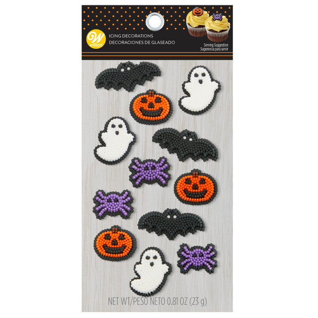 Halloween Shapes Icing Decorations
