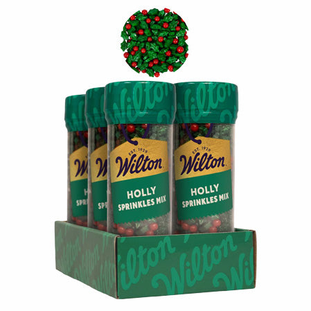Wilton Holly Sprinkles Mix (1 bottle)
