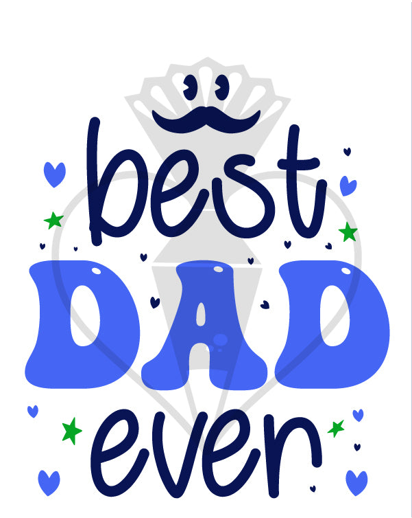 Best Dad Ever Physical Tag (25 pcs.)