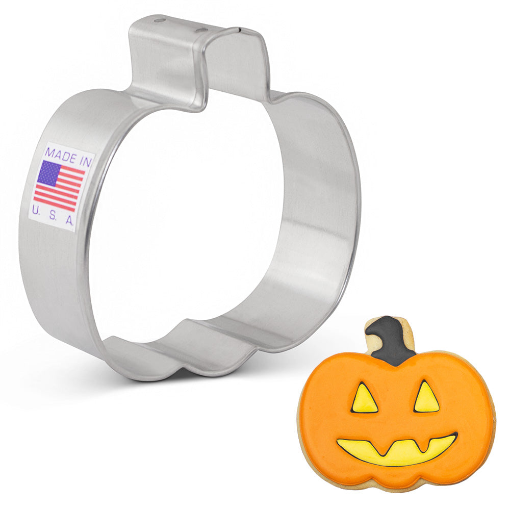 Jack-o-Lantern/Pumpkin Cookie Cutter (3")