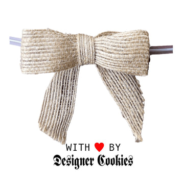 Jute Pretied Bow on a Wire