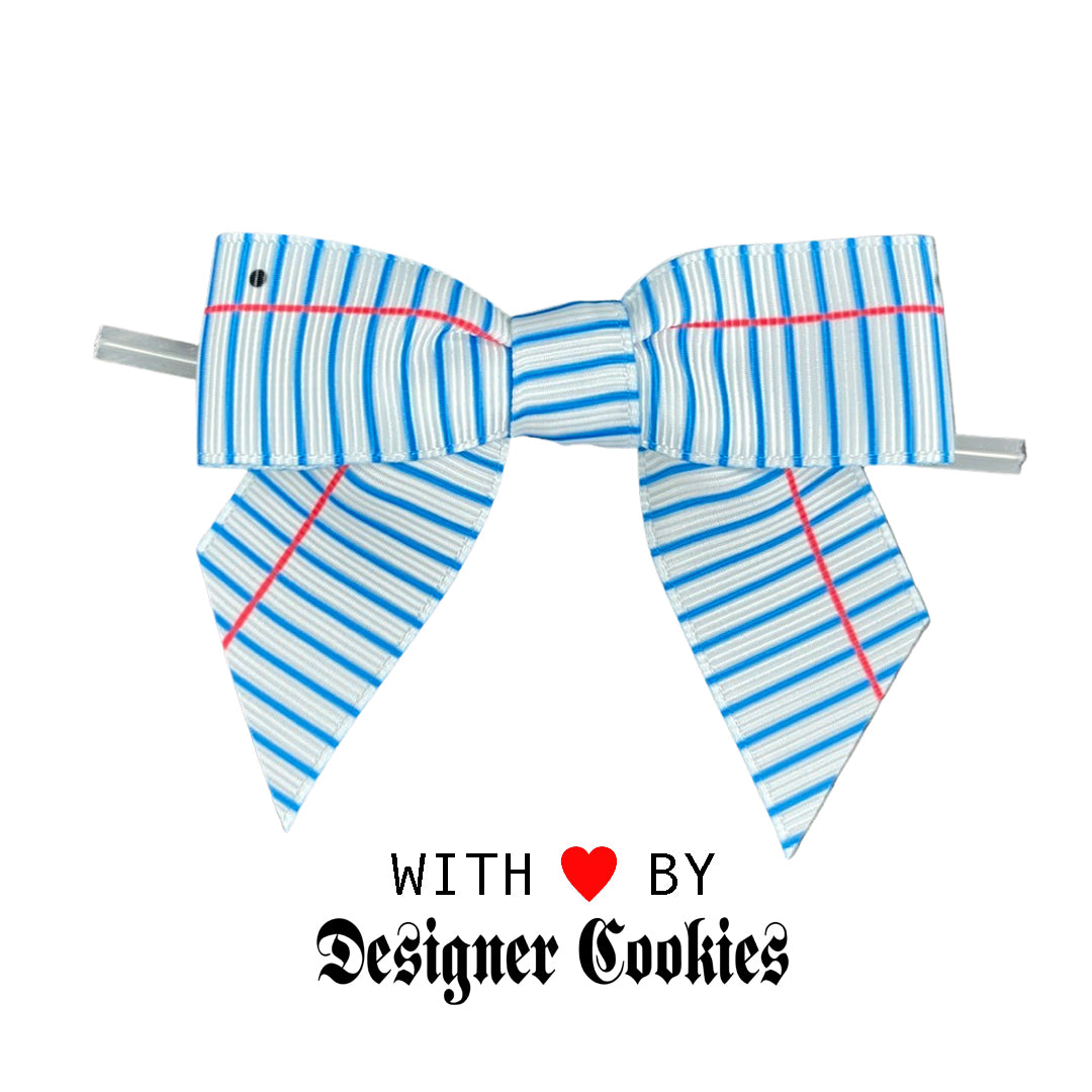 Lined Ruled Paper Bow