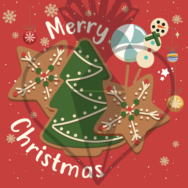 Christmas Cookie Physical Tag (25 Pcs.)