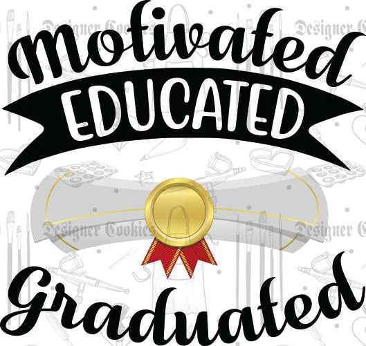 Motivated Educated Graduated Physical Tag (25 pcs.)