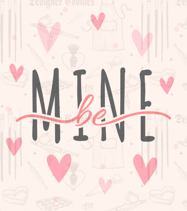 Be Mine Physical Valentine's Tag (25 pcs.)