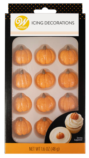 Halloween Royal Icing Shimmer Pumpkins