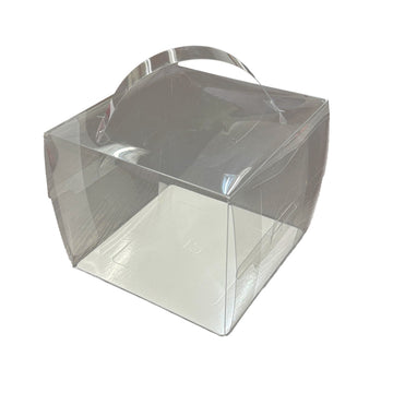 Clear Bento Cake Box with Handle (10 pcs.)