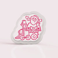 Christmas Train Santa PYO Stencil/Cutter