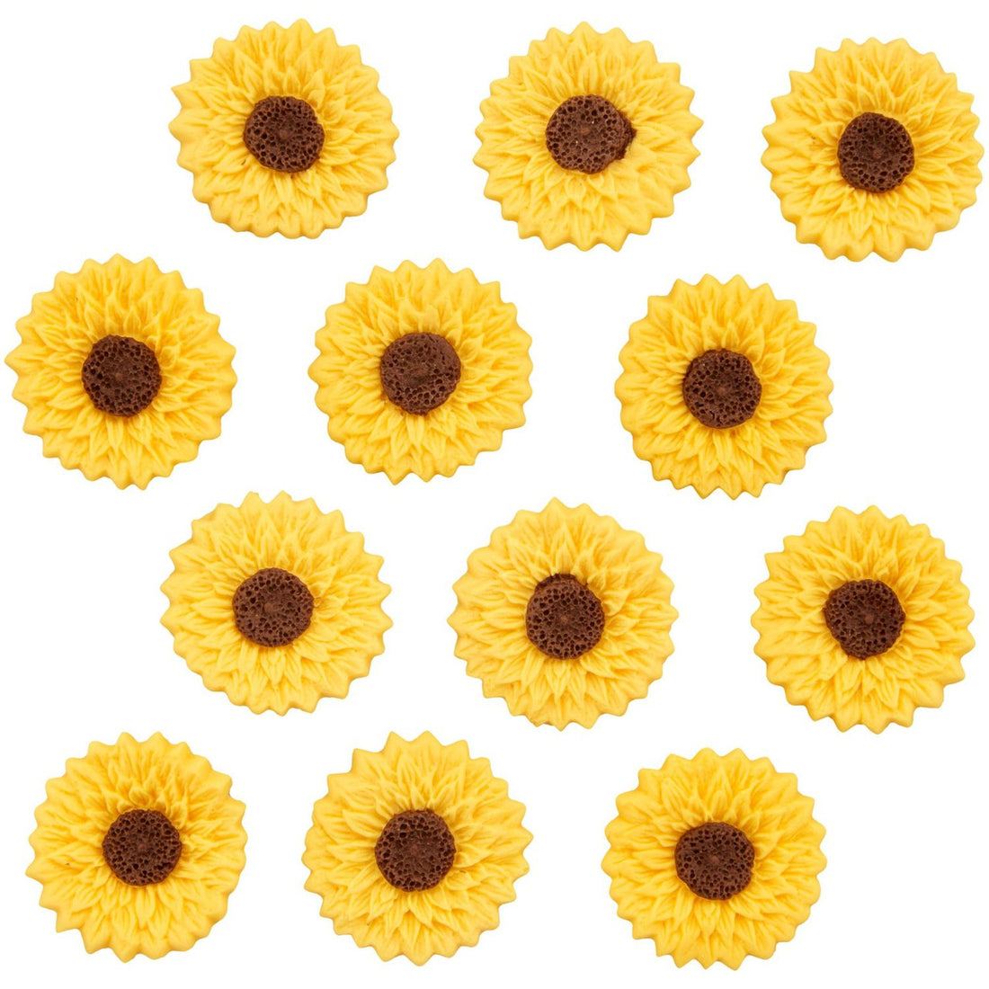 Sunflower Royal Icing Decorations