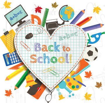 Heart Supplies Back To School Physical Tag (25 pcs.)