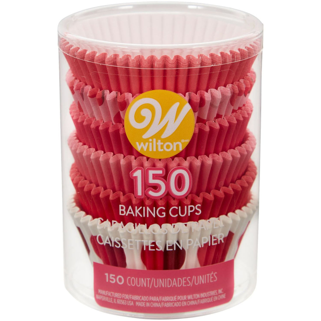 Red & Pink Hearts Valentine Cupcake Liners