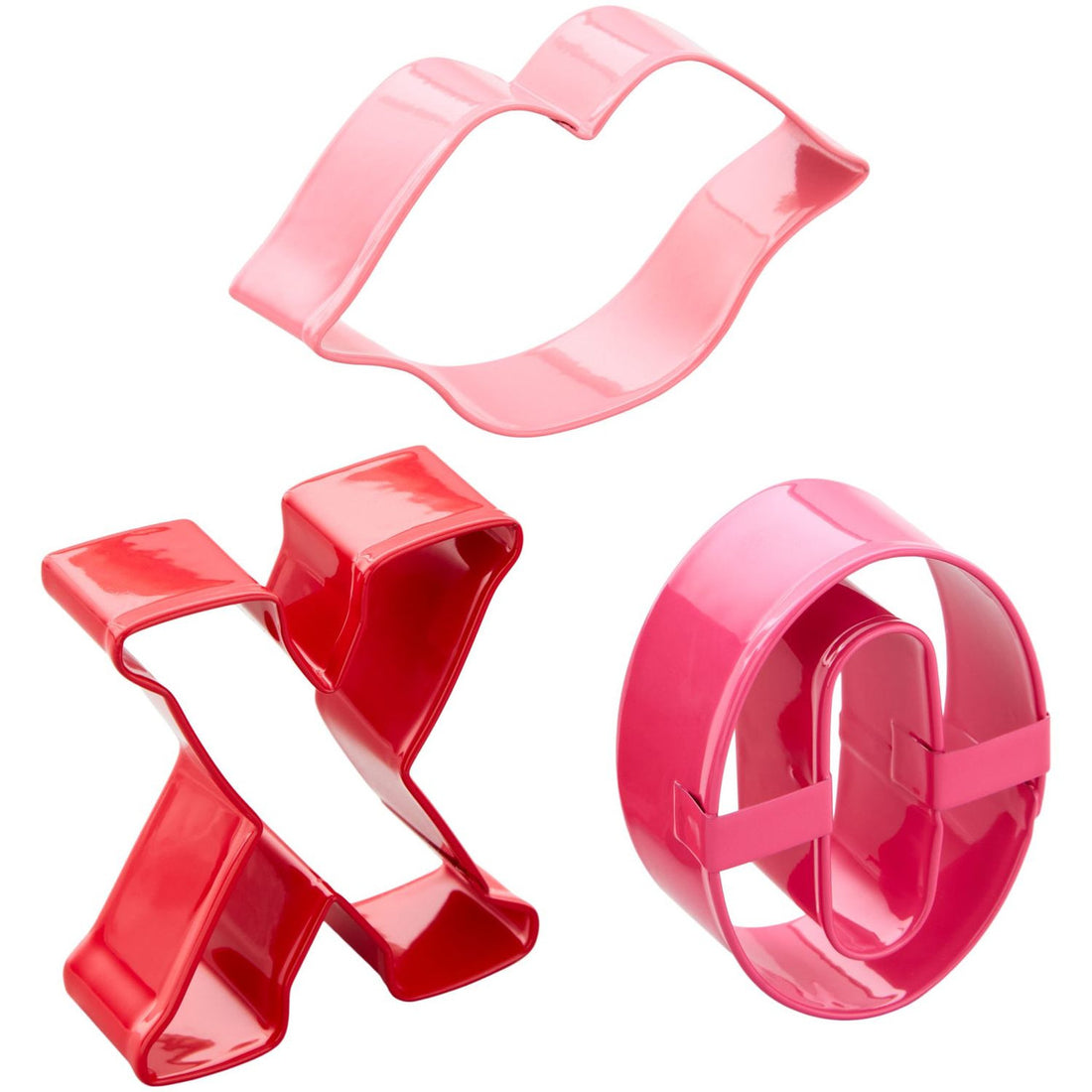 Metal Valentine's Day Cookie Cutter Set