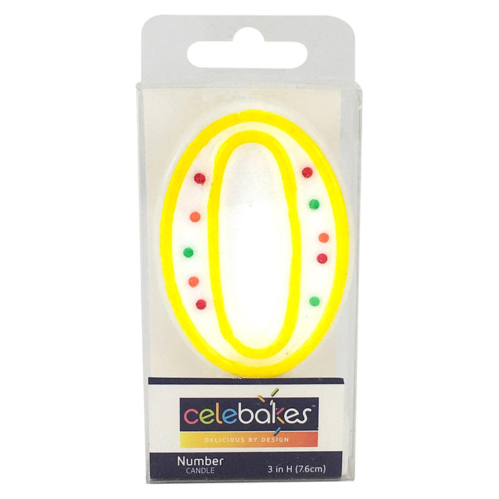 Numeral Candles 0-9 - Designer Cookies ™ STUDIO