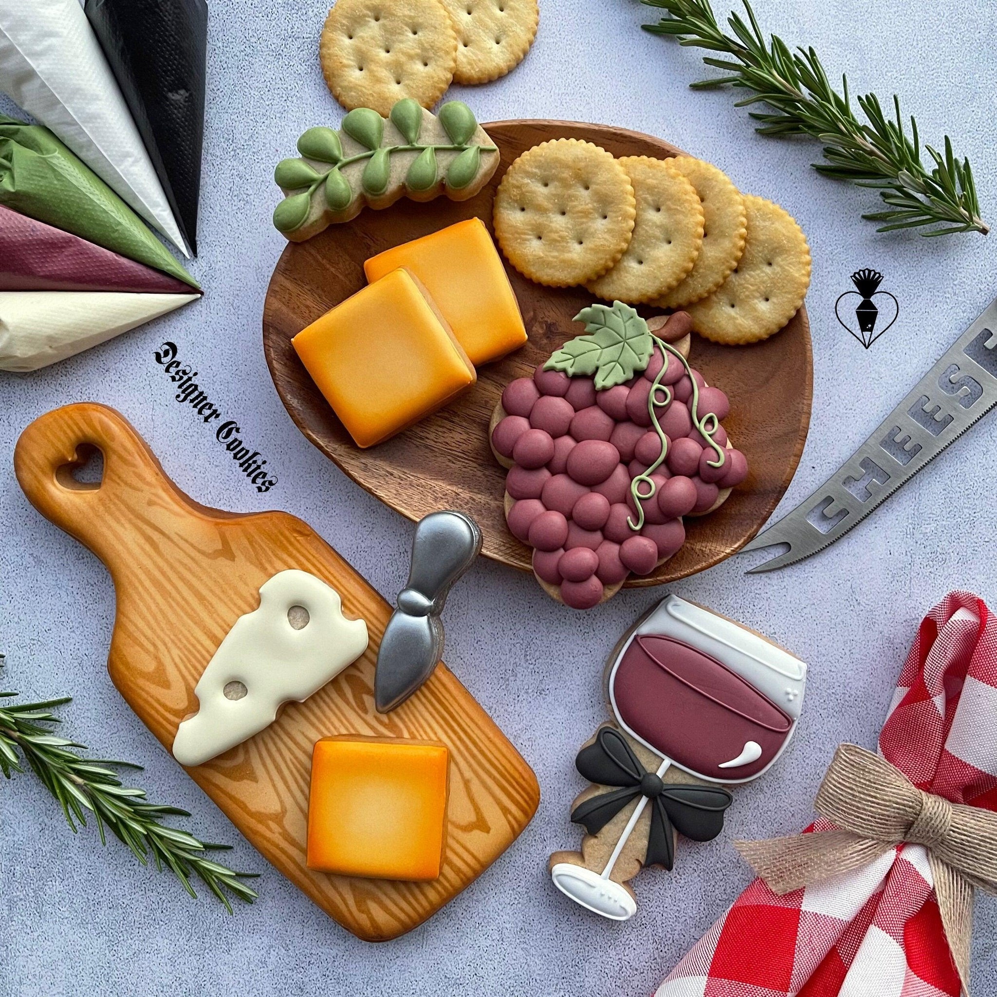 CharCUTErie and Wine // All-Levels (Glendale, CA) - Designer Cookies ® STUDIO