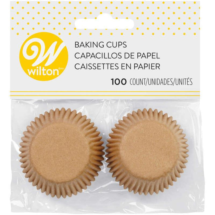 Unbleached Mini Cupcake Liners - Designer Cookies ™ STUDIO