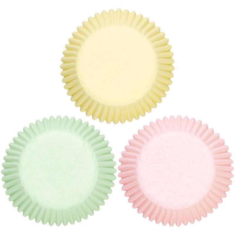 Assorted Pastel Cupcake Liners - Designer Cookies ™ STUDIO