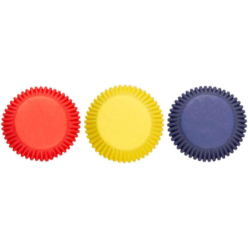 Primary Colors Cupcake Liners - Designer Cookies ™ STUDIO