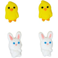 Easter Chicks and Bunnies Icing Decorations - Designer Cookies ™ STUDIO