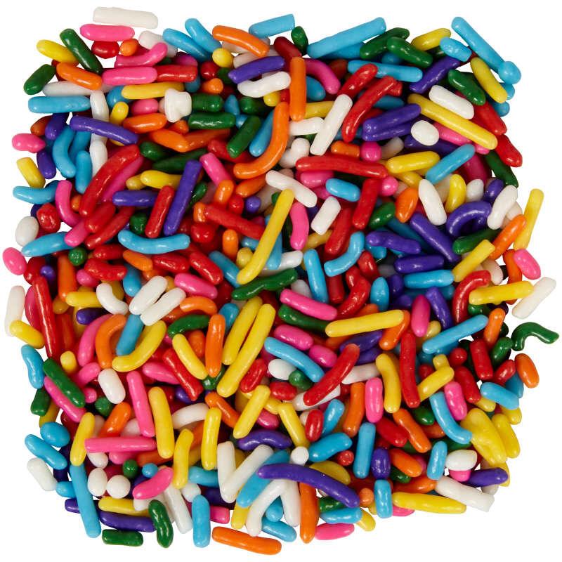 Rainbow Jimmies Sprinkles Tube - Designer Cookies ™ STUDIO