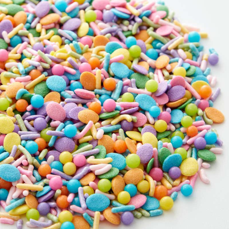 Bright Brights Easter Egg and Jimmies Sprinkle Mix - Designer Cookies ™ STUDIO