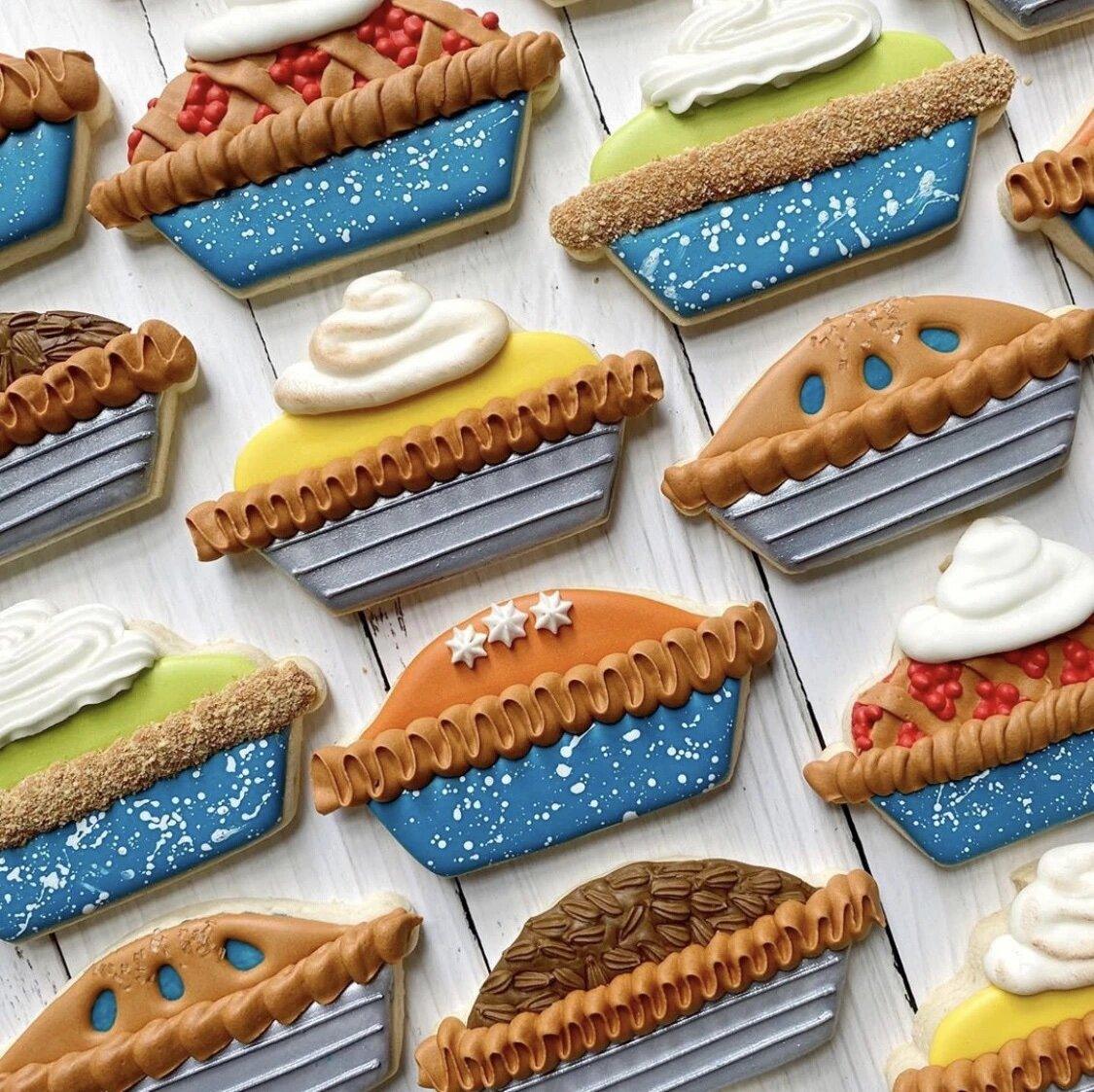 Brighton Cutters Pie Cookie Cutters - Designer Cookies ® STUDIO
