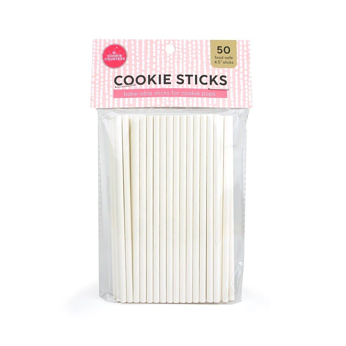 Cookie Pop Sticks by the cookie countess. pack of 50.