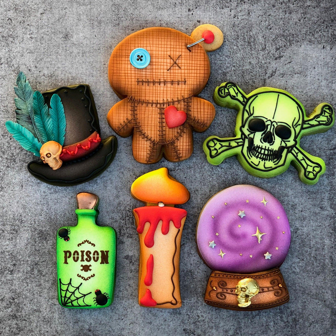 Who Do Voodoo? You Do? // Intermediate Airbrush Cookie Class - Designer Cookies ® STUDIO