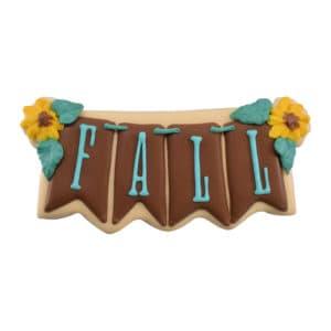 Large Bunting Banner Cookie Cutter - Designer Cookies ® STUDIO