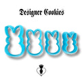 Graduated Bunny Cookie Cutter Set (4 pc. set) - Designer Cookies ™ STUDIO