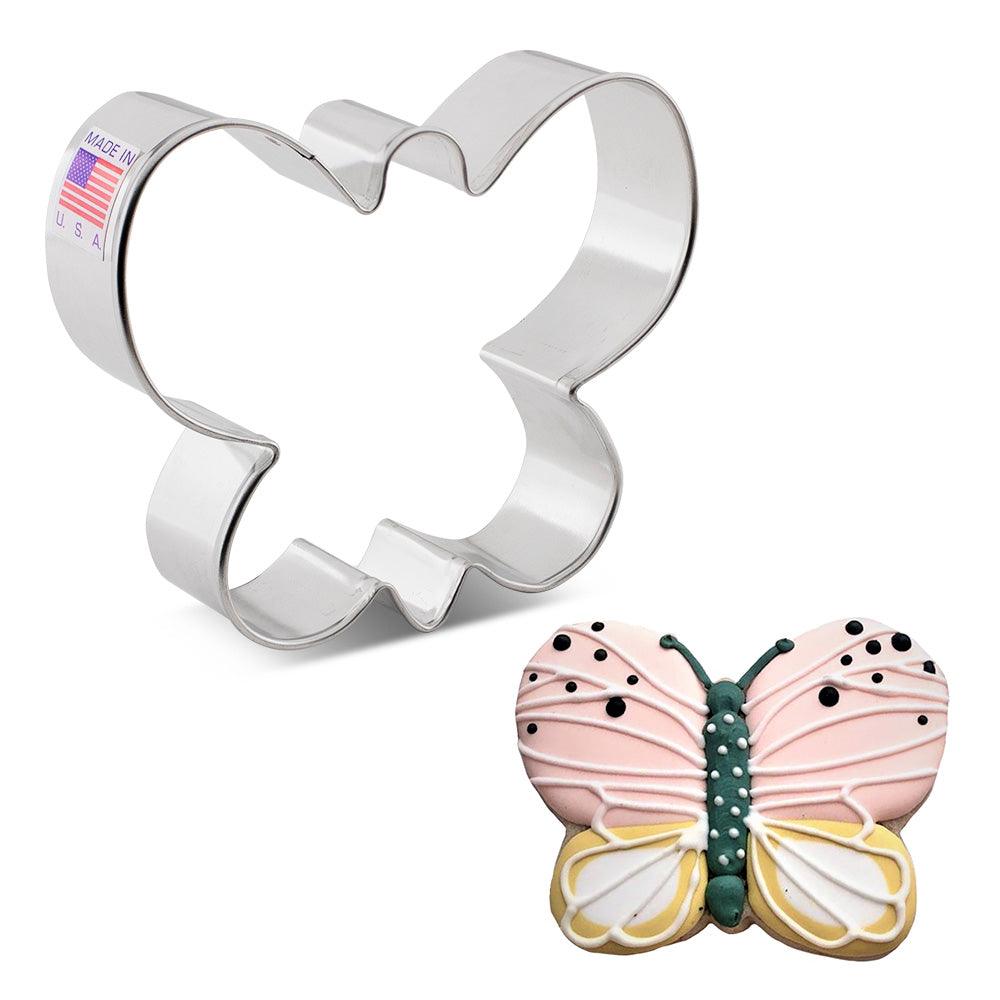 Simple Butterfly Cookie Cutter - Designer Cookies ™ STUDIO