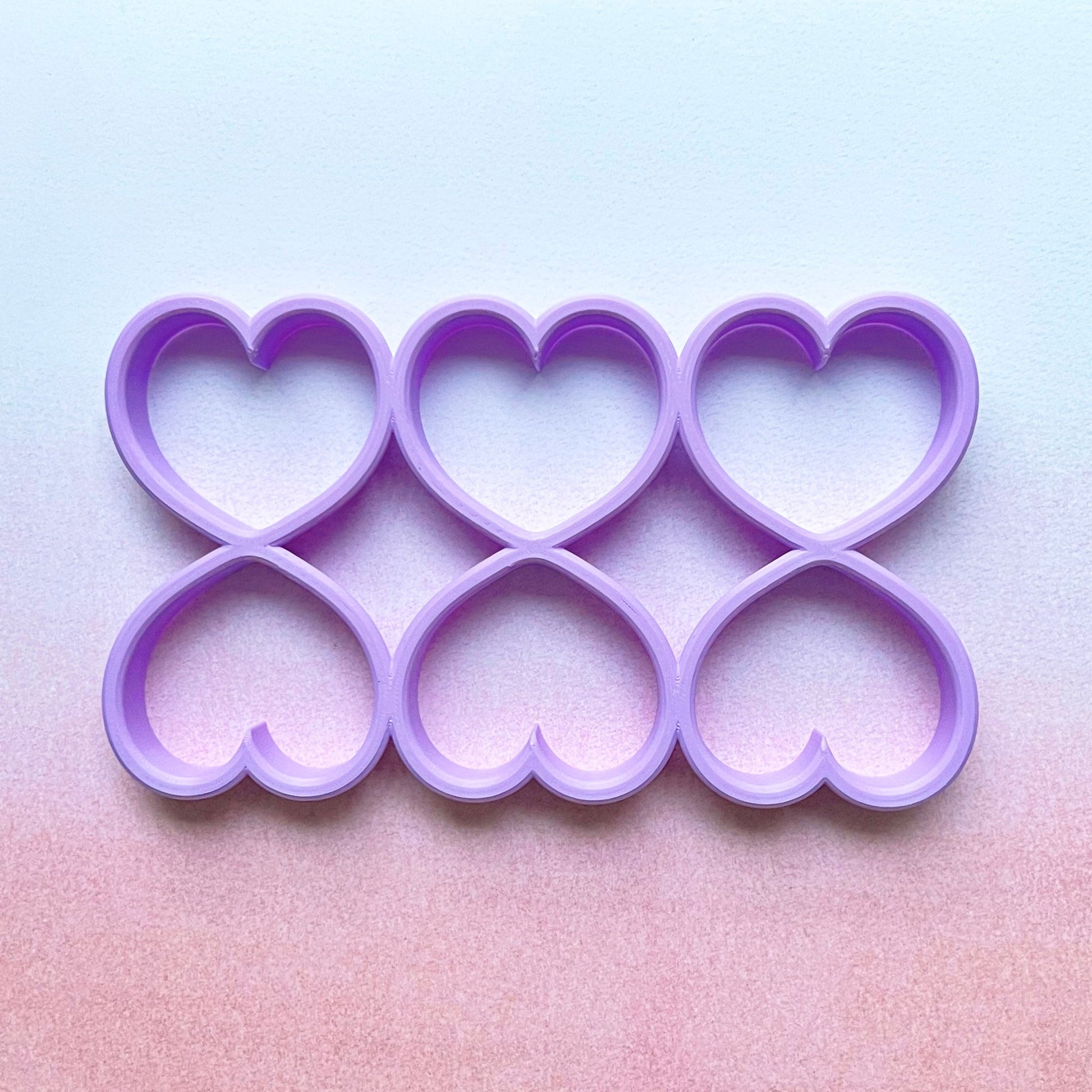 Brighton Cutters Chubby Multi Heart Cookie Cutter - Designer Cookies ® STUDIO