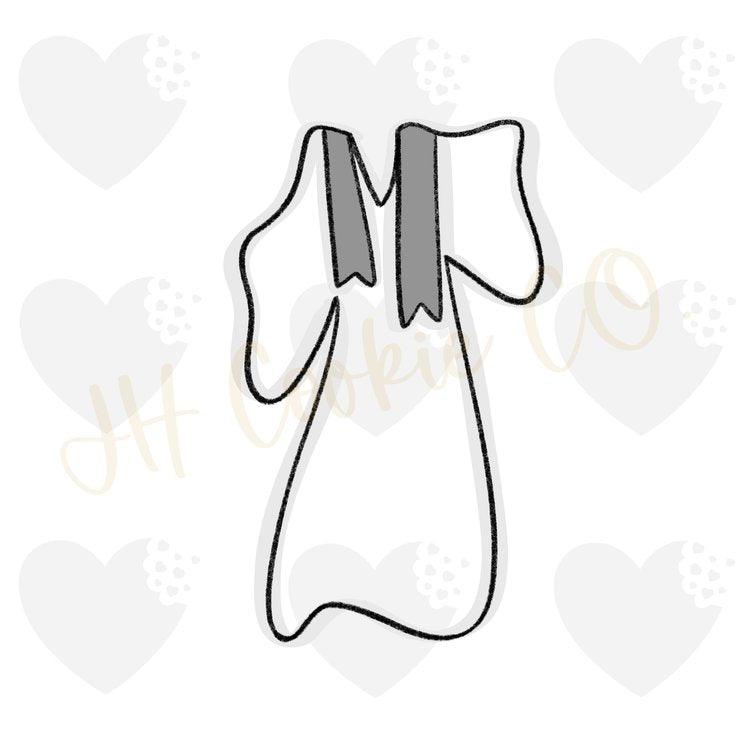 Graduation Gown Cookie Cutter - Designer Cookies ™ STUDIO